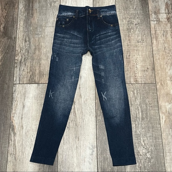 Always Pants & Jumpsuits Always Denim Print Design Stretch Leggings